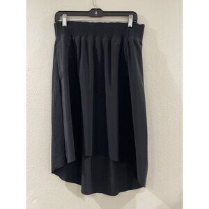 Athleta Black Cosmic skirt high-low hem